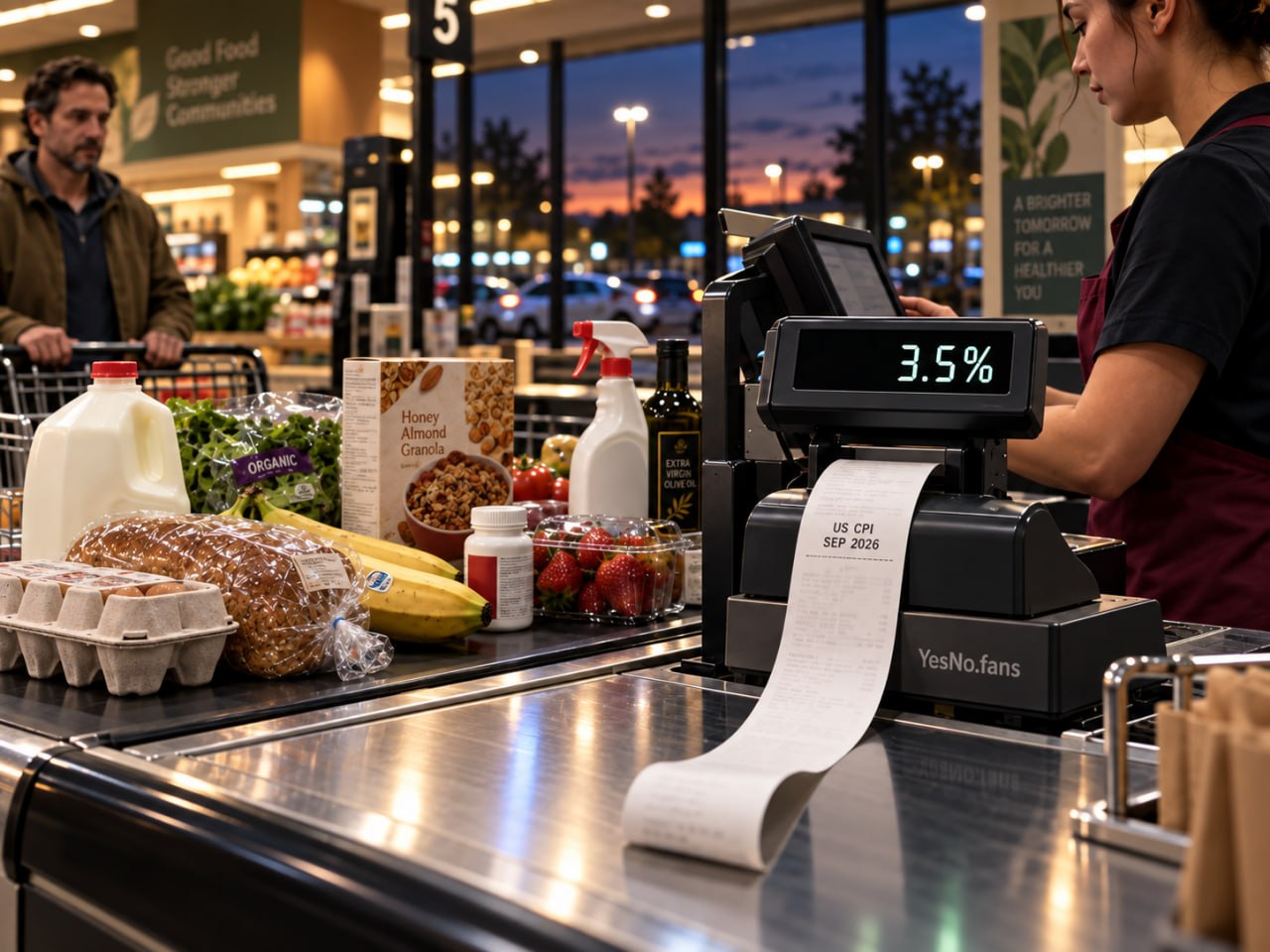 Will US headline CPI for September 2026 come in at 3.5% or above year over year?
