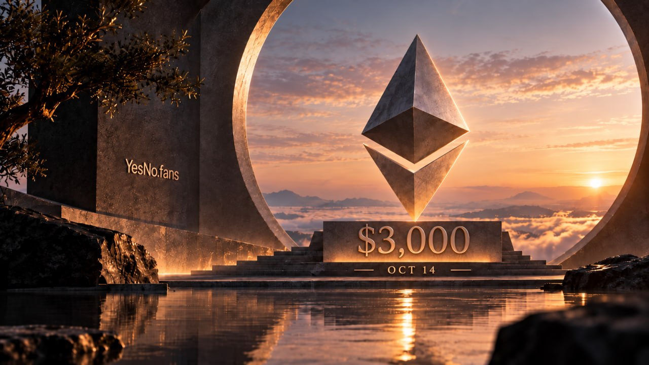 Ethereum hit $3,000 by Oct 14, 2026