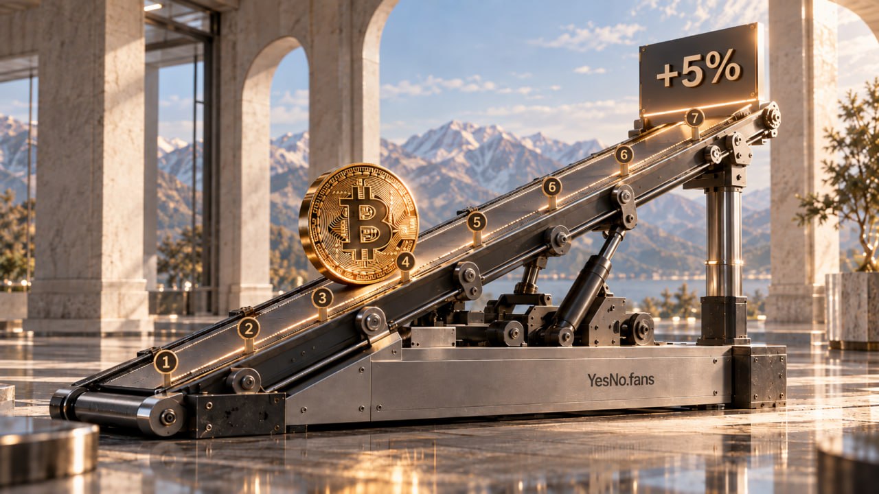 Will Bitcoin (BTC/USDT) +5% or more over 7d on October 1, 2026?