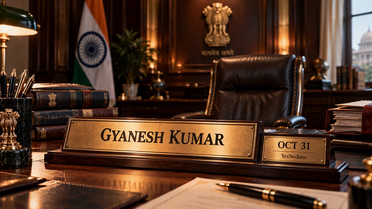 Will Gyanesh Kumar resign as Chief Election Commissioner of India by October 31, 2026?