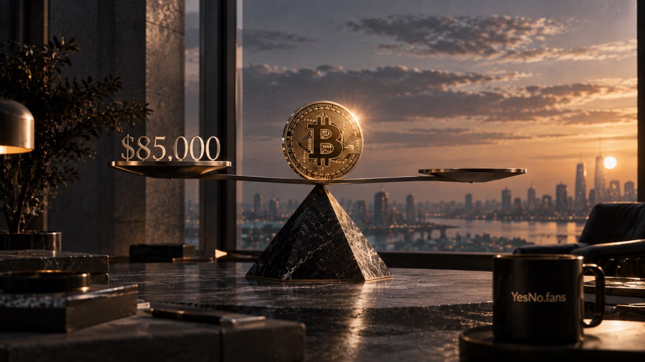 Will Bitcoin (BTC_USDT) close at $85,000 or above before December 1, 2026?