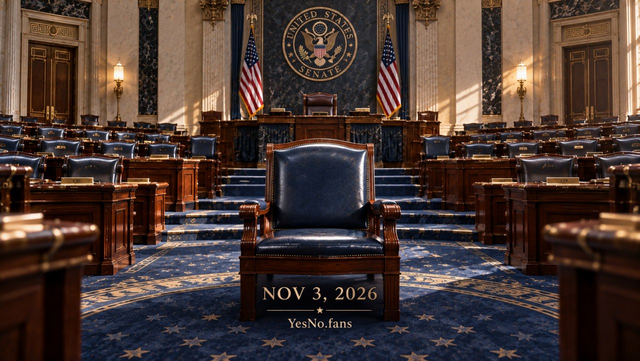 Will the Democratic Party win control of the US Senate in the November 3, 2026 midterm elections?