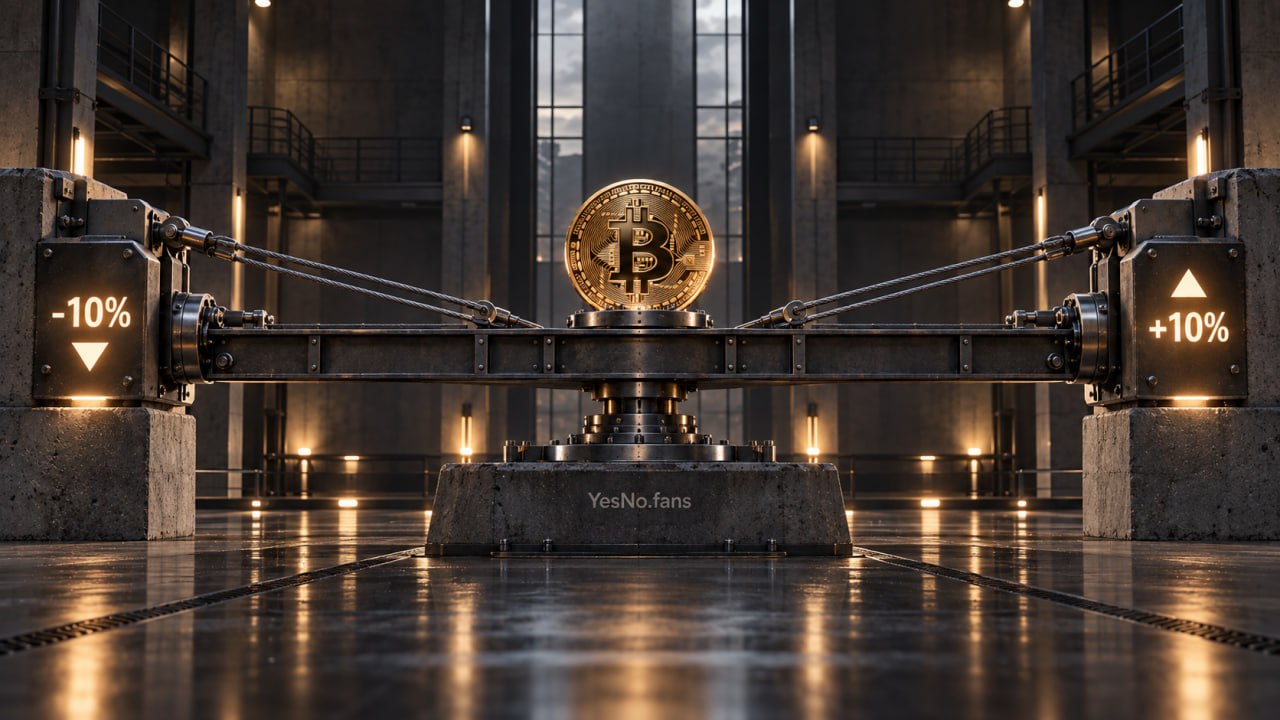 Will Bitcoin (BTC/USDT) 10% or more UP OR DOWN over 14d on October 1, 2026?