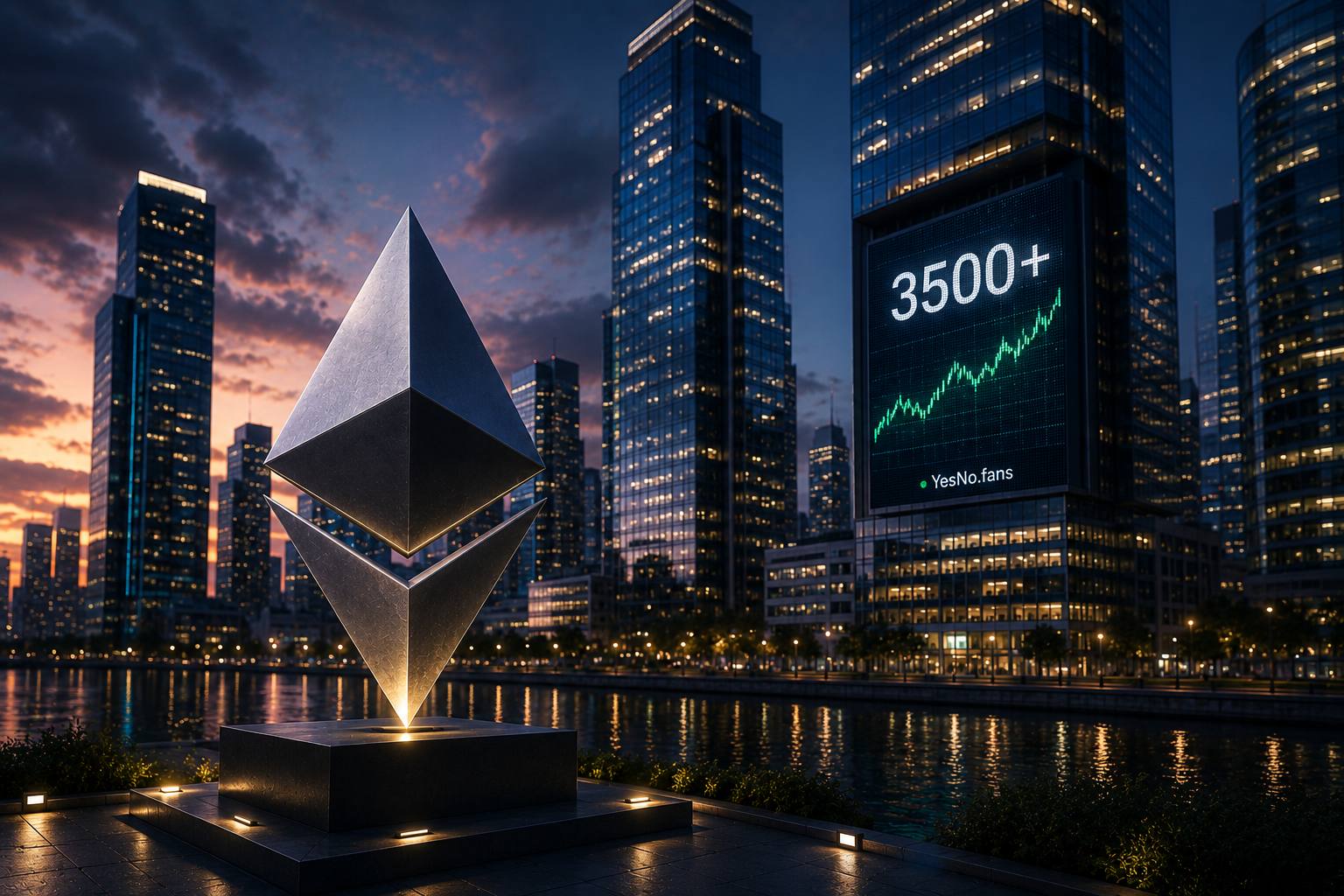 Ethereum trades above $3,500 in the last week of June 2026