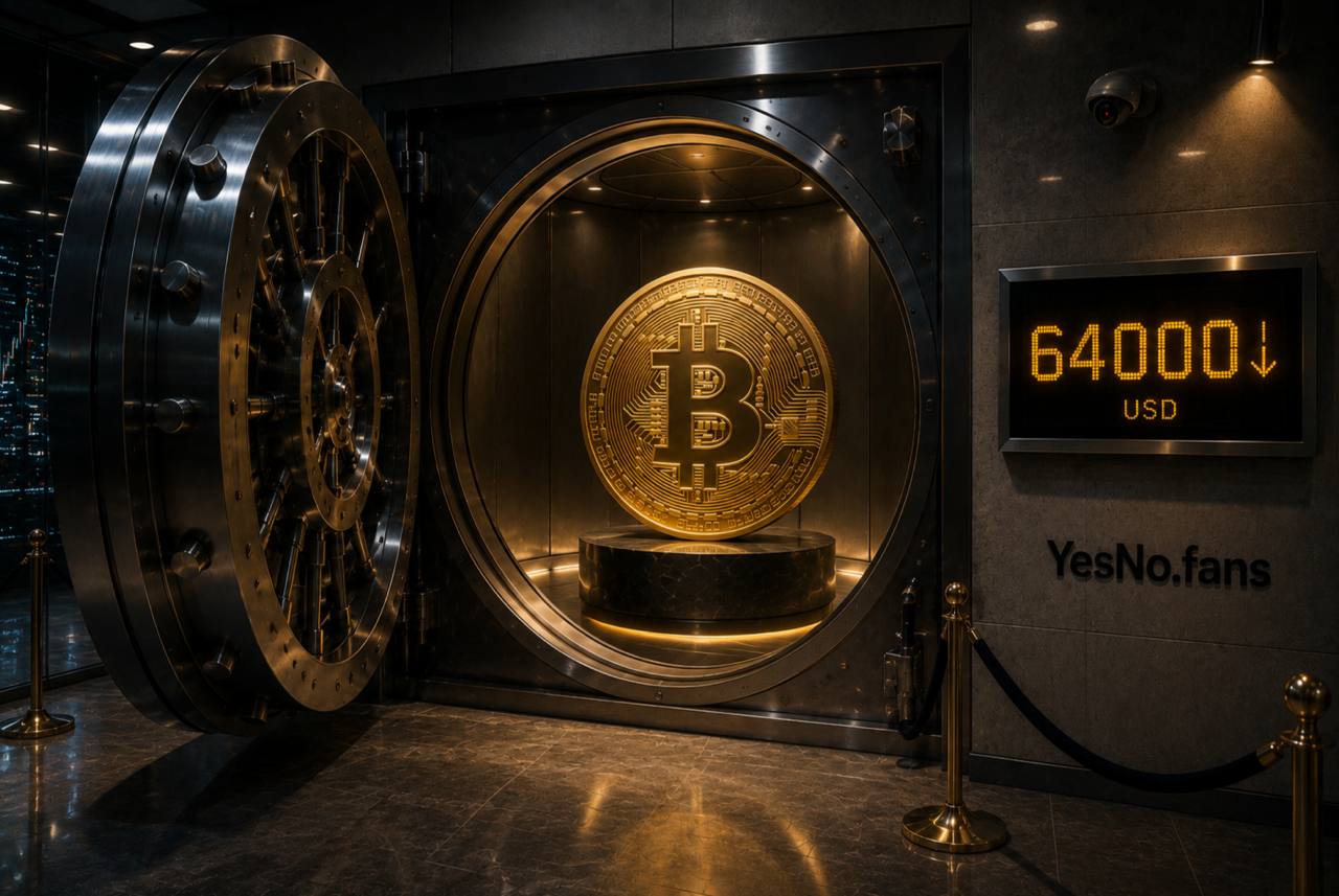 Bitcoin trades below $64,000 on July 20, 2026