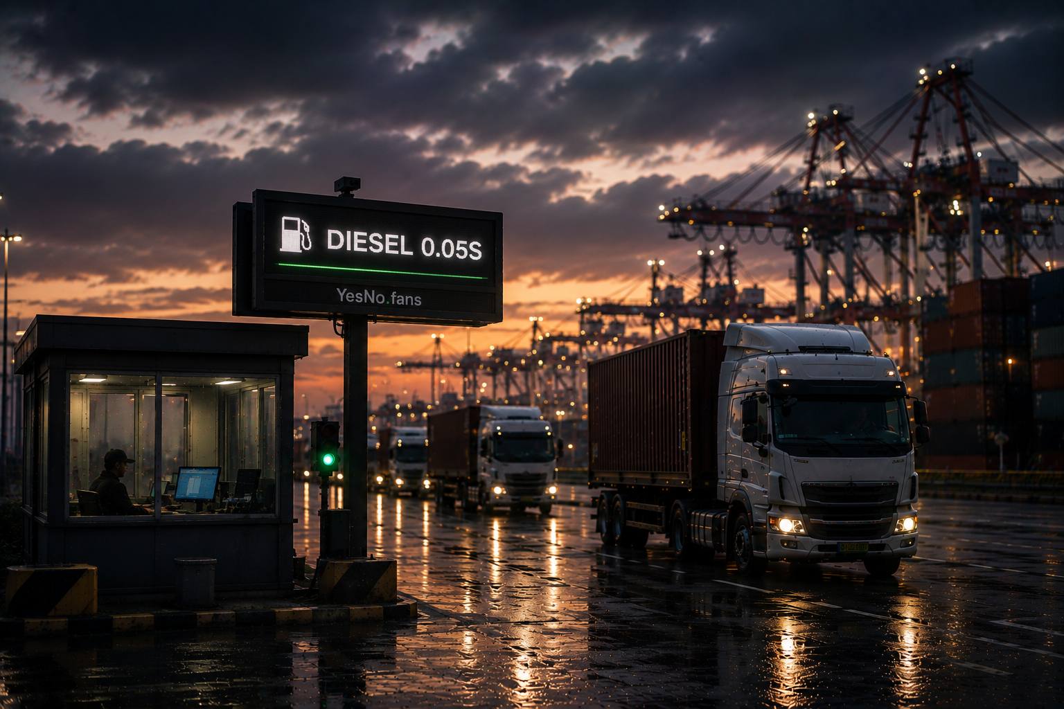 Diesel 0.05S below 21,000 VND per litre on July 2